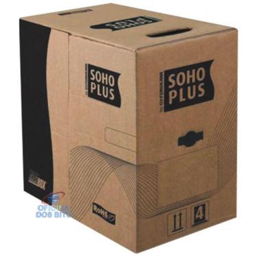 Imagem de Caixa de Cabo Utp Cat 5E Para Rede - Furukawa Soho Plus - Homologado - 305 Metros - Cmx - Branco