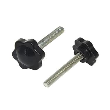 Imagem de Flyshop Cabo macho de fixação em forma de hexagonal com rosca macho, 25 mm de diâmetro, M6 x 40 mm, 2 peças