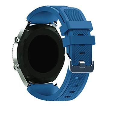 Imagem de Pulseira para Samsung Galaxy Watch 4/5/Galaxy Watch 5 Pro Band 45mm 40mm 44mm/Galaxy Watch 4 Classic 46mm 42mm/Galaxy Watch 3 41mm/Active 2/Active, pulseira de silicone de 20 mm pulseira