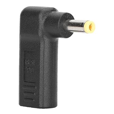 Imagem de Vbestlife Adaptador tipo C para DC fêmea para macho conector PD de ângulo reto de 4,8 x 1,7 mm