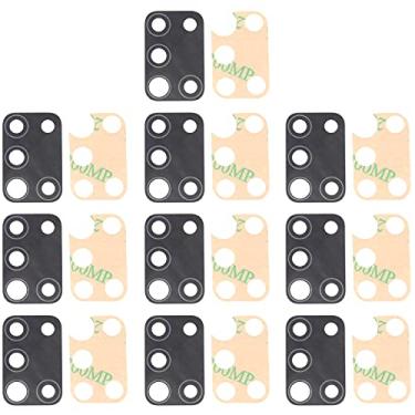 Imagem de HUANGYUNCHAO Acessórios telefônicos 10 PCS Lente da câmera traseira para Samsung Galaxy A21S SM-A217 Substituição do telefone celular