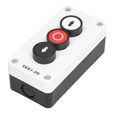 Imagem de Caixa de Estação de Interruptor Momentâneo Interruptor de Botão de Auto-recuperação Interruptor à Prova D'Água Caminhão Elevação da Cauda Interruptor Para Cima Baixo Interruptor (SGKJ-3N)