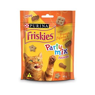 Imagem de Pack Petisco FRISKIES Gatos Adultos Mix Frango, Fígado e Peru 40g 15 unidades