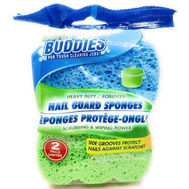 Imagem de Esponjas de limpeza da Nail Guard, resistentes, pacote com 2