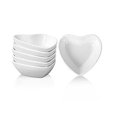 Imagem de Delling Conjunto de 6 tigelas de cerâmica para molho de soja para temperos, sushi, aperitivos e jantares