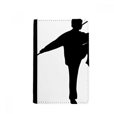 Imagem de Kung Fu Shaolin chinês vara arte marcial porta-passaporte notecase burse capa carteira porta-cartão, Multicolor