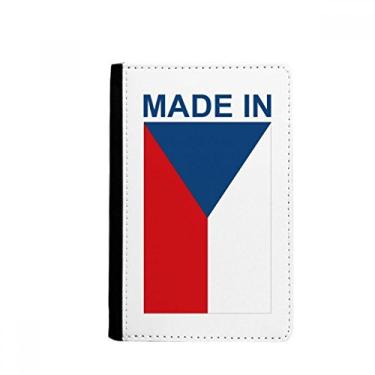 Imagem de Feito no país tcheco amor porta-passaporte Notecase Burse carteira capa porta-cartão, Multicolor