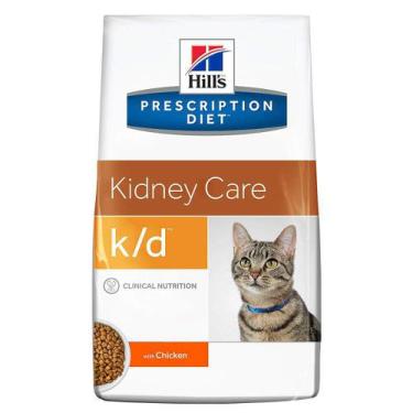 Imagem de Ração Hills Prescription Diet K/D Cuidado Renal Para Gatos Adultos Com