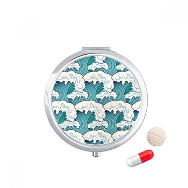 Imagem de Caixa de armazenamento de medicamentos com padrão clássico japonês Ukiyoe