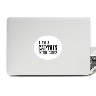Imagem de Adesivo de vinil com emblema I Am A Capitan in The Games para laptop e notebook