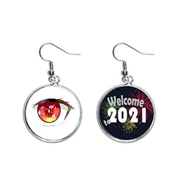 Imagem de Brincos com pingentes de orelha com olhos deslumbrantes Animação 2021 Blessing
