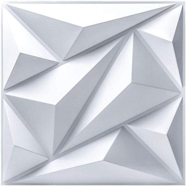 Imagem de Kit 24 Placas 3D Pvc Revestimento Parede  6M2  - Diamond