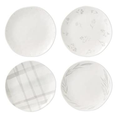 Imagem de Lenox Oyster Bay 4 peças placas de maré, estampas sortidas, 2,27, branco