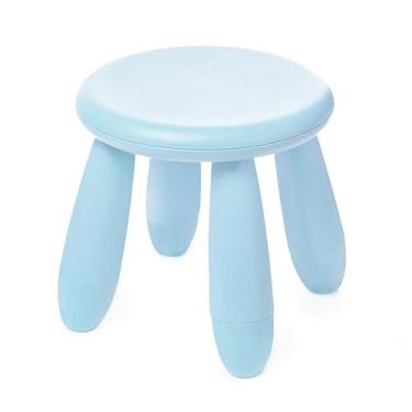 Imagem de Banco infantil Soerreo Osman para bebês e crianças para crianças, banco de plástico removível Light Blue