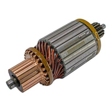 Imagem de Induzido Motor De Partida Atlas Copco Escavadeira 1404ZW 150W Deutz Trator M130 Man 24V 15 Estrias - ZEN - 24072