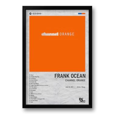 Imagem de Genérico - Quadro Álbum Spotify Channel Orange - Frank Ocean - 40x60cm