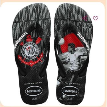 Imagem de Chinelo Havaianas Times Corinthians 37/38
