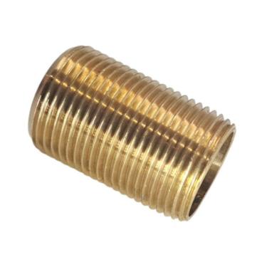 Imagem de Niple Corrido Resistente Latão Rosca 3/4 Amarelo