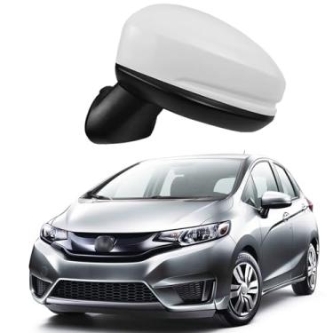 Imagem de Conjunto de espelho lateral do motorista adequado para HONDA FIT JAZZ 2015 2016 2017 acessórios de espelho retrovisor de carro substituição de espelho lateral sem luz de seta, sem dobramento elétrico