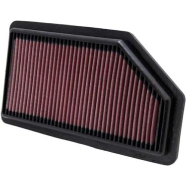 Imagem de K&N Filtro de ar do motor: Alto desempenho, premium, lavável, filtro de ar de substituição para carro: Compatível com Honda (Odyssey), 33-2461