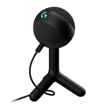 Imagem de Microfone Condensador Gamer Logitech G Yeti Orb com RGB LIGHTSYNC, Captação Cardioide, Conexão USB Plug and Play para Gravação de Conteúdo e Streaming em PC e Mac - Preto