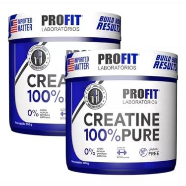 Imagem de 2x Creatina Monohidratada Pura Pote 300g(600g) - ProfitLabs