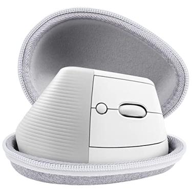 Imagem de Aenllosi Estojo rígido de substituição para mouse ergonômico vertical Logitech Lift (cinza)