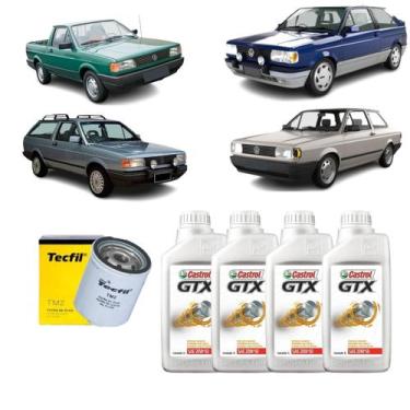 Imagem de Kit Troca Oleo Gol Parati Saveiro Quadrado Ap 20w50 Castrol