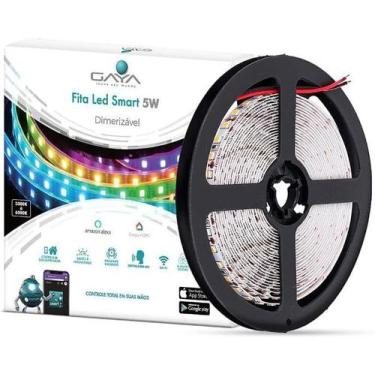 Imagem de Fita Led Smart Dimerizável RGB 5M 5W 12V Alexa-Google Assistente Gaya,
