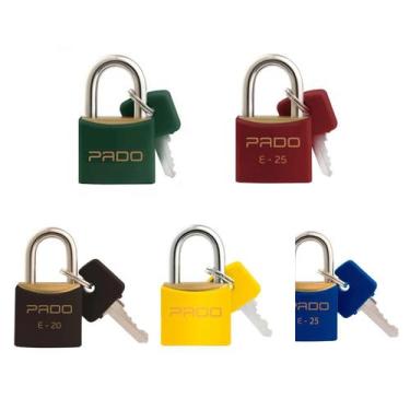 Imagem de Cadeado de Latão 20mm Cores Sortidas - Pado
