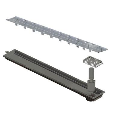 Imagem de Ralo Linear Oculto 50 cm Saída Extremidade Versatile