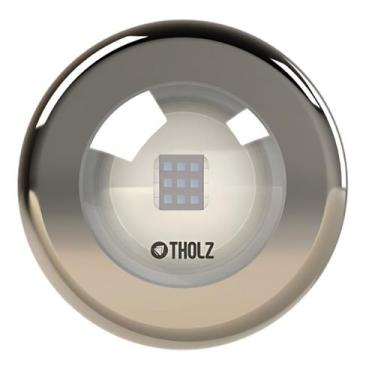 Imagem de Iluminação Refletor Led Piscina Inox MONO 10W - Tholz, Azul