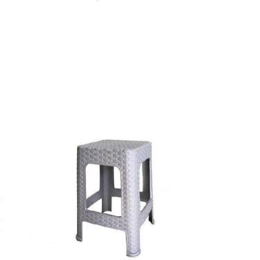 Imagem de Banqueta Rattan Cinza - Plasnew