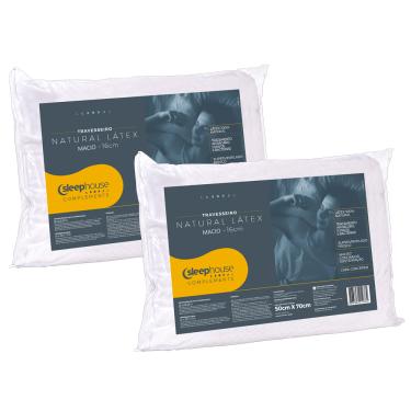 Imagem de Conjunto de Travesseiros 50x70 Cm - Látex Medio - Sleep Complements