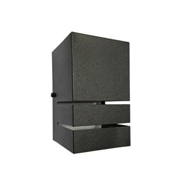 Imagem de Kit 2 Arandela Luminária Frisada 1 Facho E27 Ext/int Parede Muro - Bel