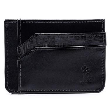 Imagem de Carteira Porta Cartão Rucksack Prático Documento Dinheiro 014, Preto, 