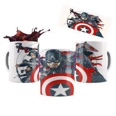 Imagem de Caneca Capitão America Cerâmica REF24 - mlg