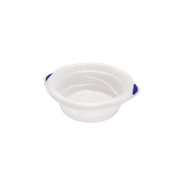 Imagem de Bacias Plásticas Transparentes ou Azul 5,5 Litros - Brasami, Transpare