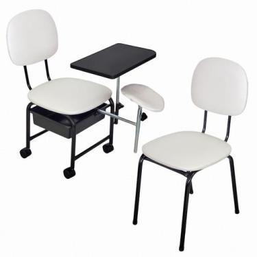 Imagem de Kit Manicure Cadeira Cirandinha + Cadeira de Cliente For-ty - For-ty S