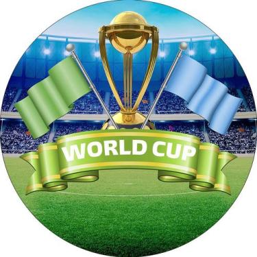 Imagem de Painel De Festa Redondo 1,50x1,50 - Futebol Troféu 010 - Via Cores