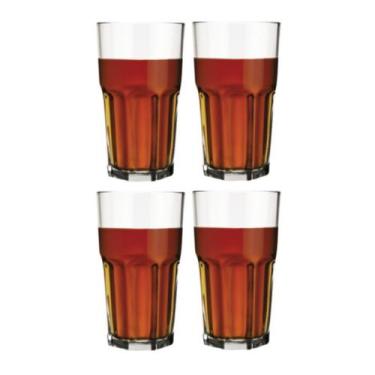 Imagem de Copo Redondo Bristol Vidro Transparente 410ml Nadir - 4Un - NADIR FIGU