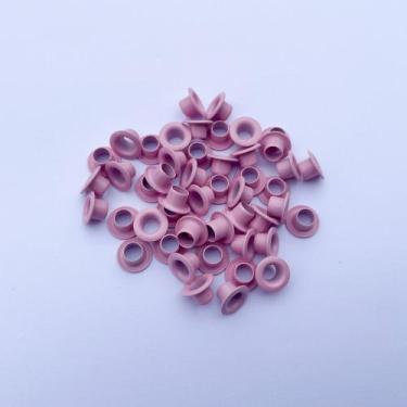 Imagem de Ilhós Aluminio nº 54 Rosa Chá 3/16 polegadas 1057 - 50 unidades - Baxm