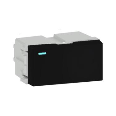 Imagem de Módulo Interruptor com LED Simples/Paralelo Weg Refinatto Preto 10A
