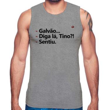 Imagem de Regata Galvão... Diga lá, Tino! Sentiu. - Foca na Moda, Cinza, P