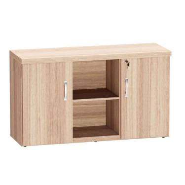 Imagem de Armário Credenza Com Prateleira PE40 Pandin 1,20 M Noce Naturale