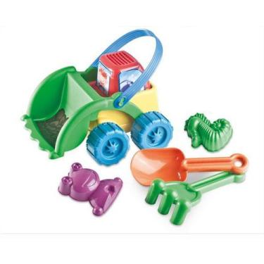 Imagem de Trator Brinquedo De Praia Tractor Beach Com Acessórios - plasbrink