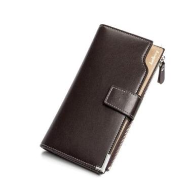 Imagem de Carteira Feminina Couro Pu C/ Fecho Vários Cartões E Moedas - Baellerr