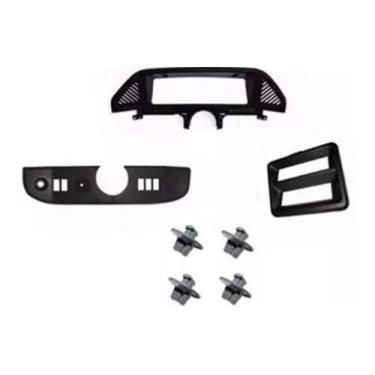 Imagem de Kit Moldura Painel Instrumentos Rádio Ford F1000 - Clauplast