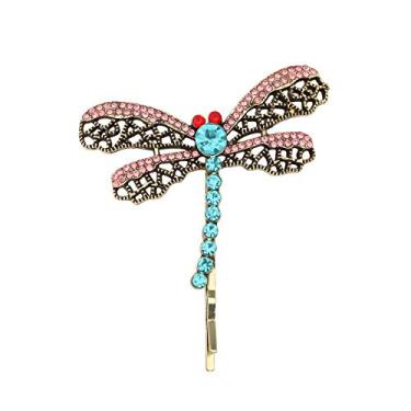 Imagem de KEYCHIN Presente inspirado em Coraline Joias de Halloween Retro Dragonfly Hairpin Presente Feminino Filme de Terror Presente Periférico (Grampo de Cabelo Libélula)