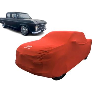 Imagem de Capa Para Camionete Chevrolet A10 D10 C10 Cabine Dupla (Vermelho)
